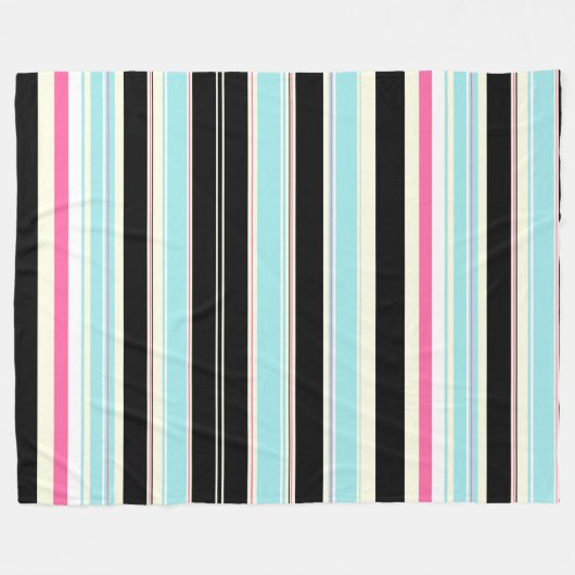 Streifen Fleecedecke (Vorderseite (Horizontal))