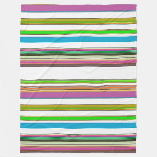 STREIFEN FLEECEDECKE (Vorderseite)