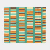 Streifen Fleecedecke (Vorderseite (Horizontal))