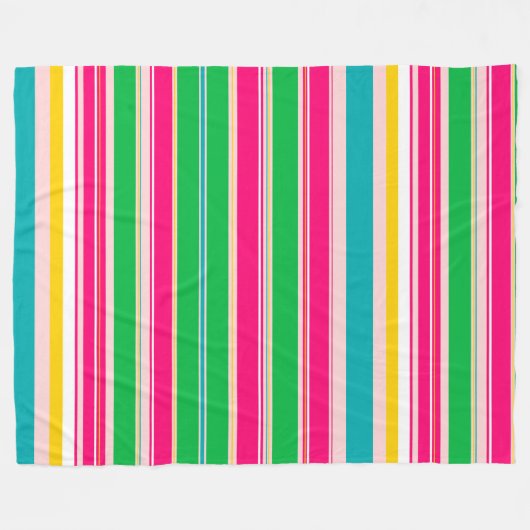 Streifen Fleecedecke (Vorderseite (Horizontal))
