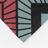 Streifen Fleecedecke (Ecke)