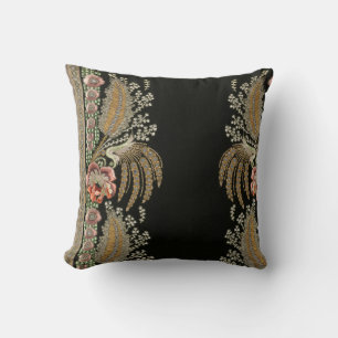 Streifen Floral Vintag Elegante Brocade Lace Kissen