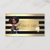 Streifen für afrikanisch-amerikanische Friseure, G Treuekarte (Vorderseite)