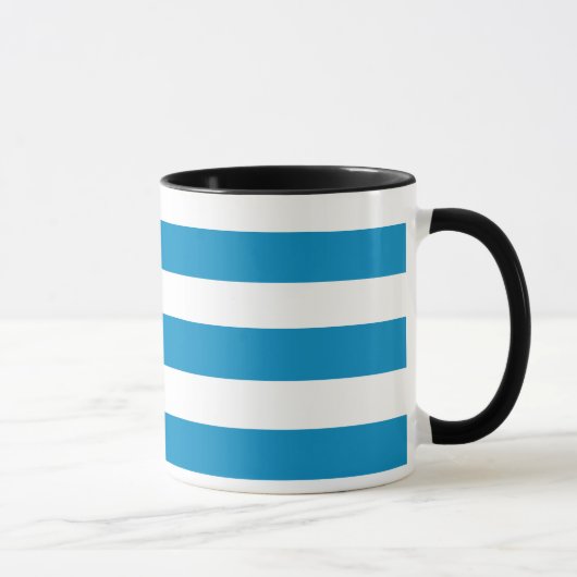 Streifen für blaue und weiße Liegestühle Tasse (Rechts)