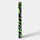 Streifen für grüne und schwarze Tiere Case-Mate iPhone Hülle (Rückseite / Links)