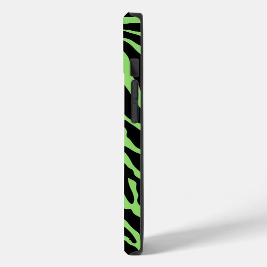 Streifen für grüne und schwarze Tiere Case-Mate iPhone Hülle (Rückseite / Links)