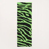 Streifen für grüne und schwarze Tiere Yogamatte (Rückseite)