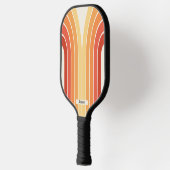 Streifen für Retro geometrisch Pickleball Schläger (Links)