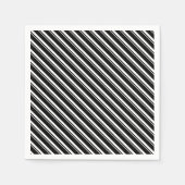 Streifen für Winterschnee Globe Urlaubspapier Napk Serviette (Vorderseite)