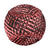 Streifen gekreuzt und verschwommen, pfirsichfarben baseball (Rückseite)