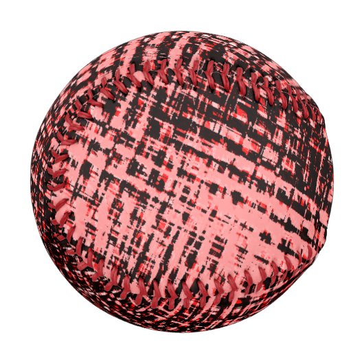 Streifen gekreuzt und verschwommen, pfirsichfarben baseball (Rückseite Rechts)