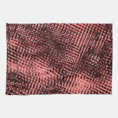 Streifen gekreuzt und verschwommen, pfirsichfarben geschirrtuch (Horizontal)