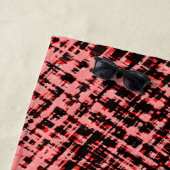 Streifen gekreuzt und verschwommen, pfirsichfarben strandtuch (Beispiel)