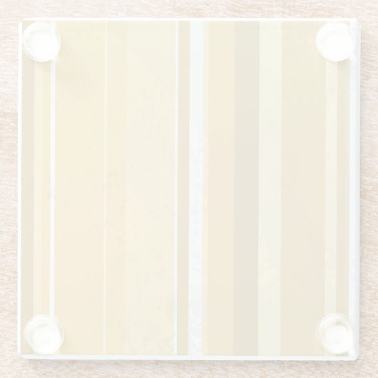 Streifen gelb glasuntersetzer (Rückseite)