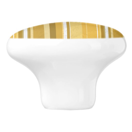 Streifen gelb keramikknauf (Seitenansicht)