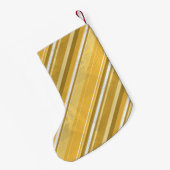 Streifen gelb kleiner weihnachtsstrumpf (Rückseite (Hängend))