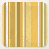 Streifen gelb rechteckiger pappuntersetzer (Vorderseite)