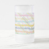 Streifen (gemischte Muster) Mattglas Bierglas (Mittel)