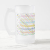 Streifen (gemischte Muster) Mattglas Bierglas (Links)