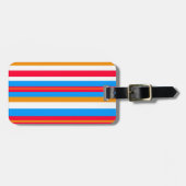 Streifen Gepäckanhänger (Vorderseite horizontal)