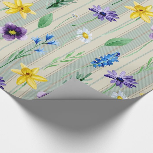 Streifen Geschenkpapier (Ecke)