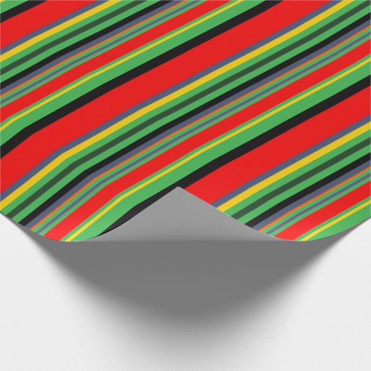 Streifen Geschenkpapier (Ecke)