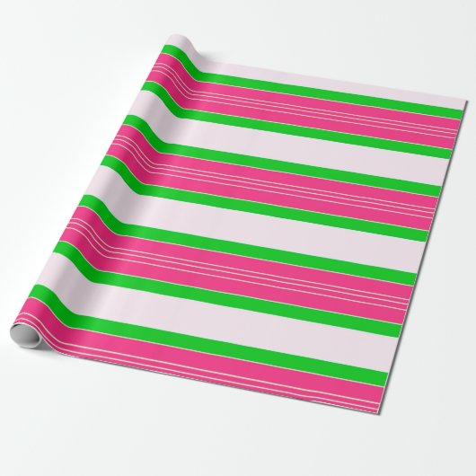 Streifen Geschenkpapier (Ungerollt)