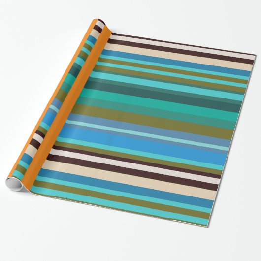 Streifen Geschenkpapier (Ungerollt)