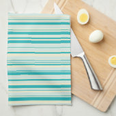 Streifen Geschirrtuch (Viertel Falte)