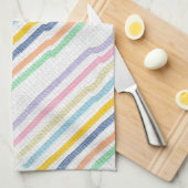 Streifen Geschirrtuch (Viertel Falte)