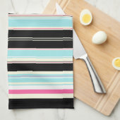 Streifen Geschirrtuch (Viertel Falte)
