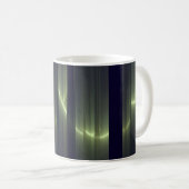 Streifen glänzende geometrische Dekoration Kaffeetasse (VorderseiteRechts)