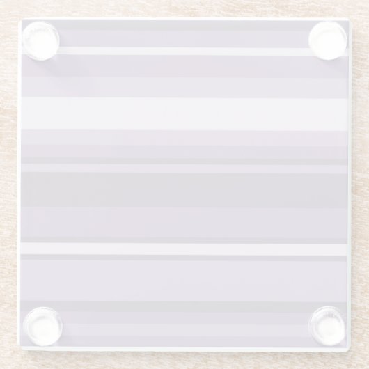 Streifen Glasuntersetzer (Rückseite)