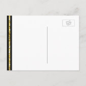 Streifen Glitzer - Werden Sie meine Bridesmaid? Einladungspostkarte (Rückseite)