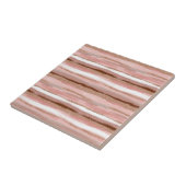 Streifen Gold Glitzer Rosa Keramik Tile Fliese (Seite)