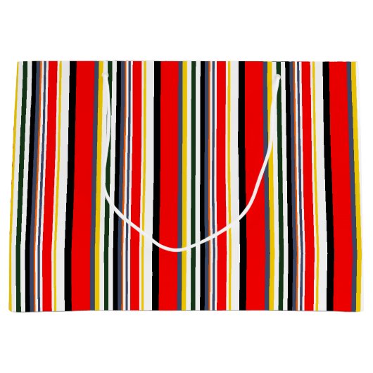 Streifen Große Geschenktüte (Vorderseite)