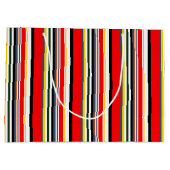 Streifen Große Geschenktüte (Rückseite)