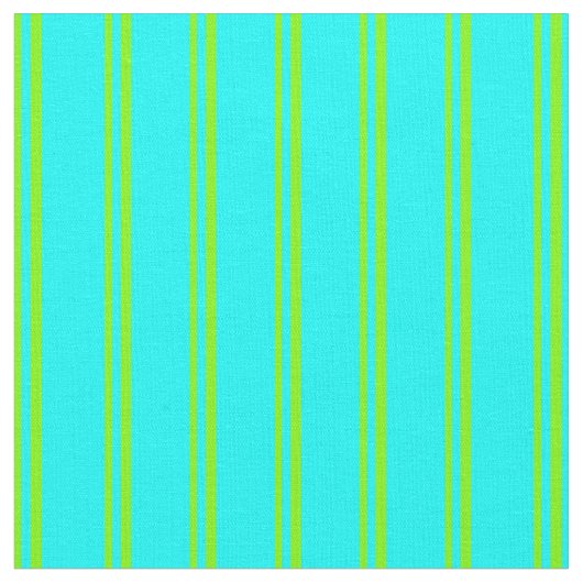 Streifen grün und Cyan Stoff (Nahaufnahme)
