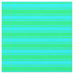 Streifen grün und Cyan Stoff
