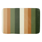 Streifen grün und orange badematte (Vorderseite)
