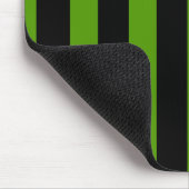 Streifen grün und schwarz mousepad (Ecke)