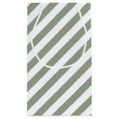 Streifen grün und weiß kleine geschenktüte (Rückseite)