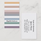 Streifen heißer Fall-in den natürlichen Visitenkarte (Vorne/Hinten)