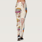 Streifen-Heißluftballons Leggings (Rückseite)