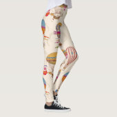 Streifen-Heißluftballons Leggings (Rechts)