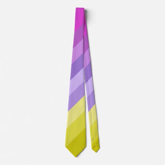 Streifen, hell, Regenbogen Krawatte (Vorderseite)