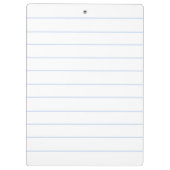 Streifen, hellblau, dünn, Streifen Klemmbrett (Rückseite)