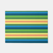 Streifen I, blau, grün, gelb Linien Türmatte (Vorderseite)