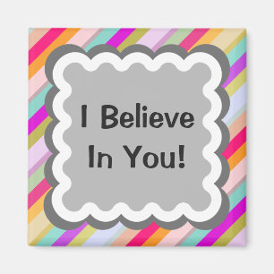 Streifen - Ich glaube an Sie Magnet