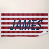 Streifen in Abstraktem Strandtuch (Vorderseite)